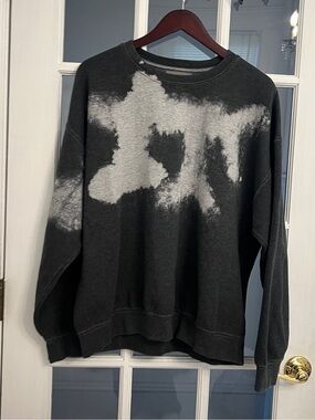 CARMAR Los Angeles Men's Black Tie Dye Crewneck Sweatshirt Size M